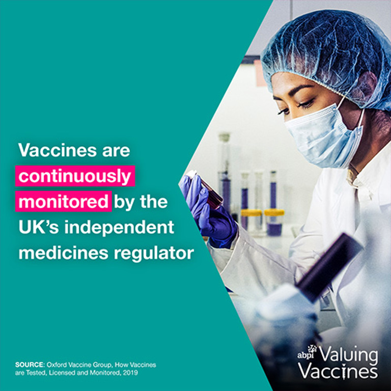 Vaccines - continuously monitored