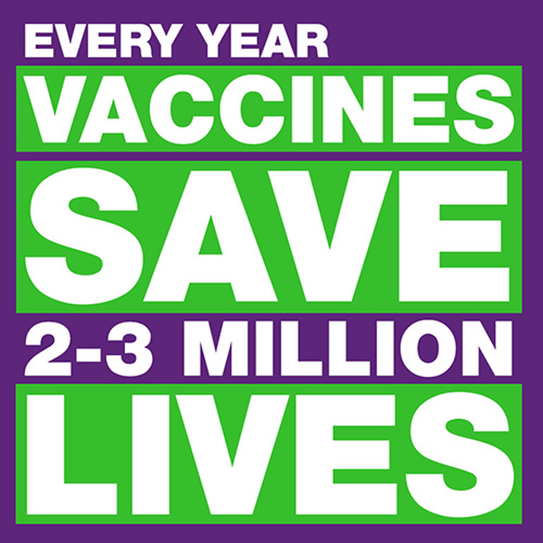 Vaccines save lives